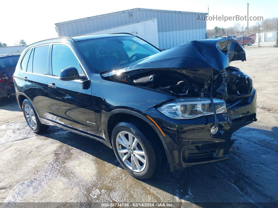 2015 Bmw X5 Sdrive35i Black vin: 5UXKR2C53F0H37124