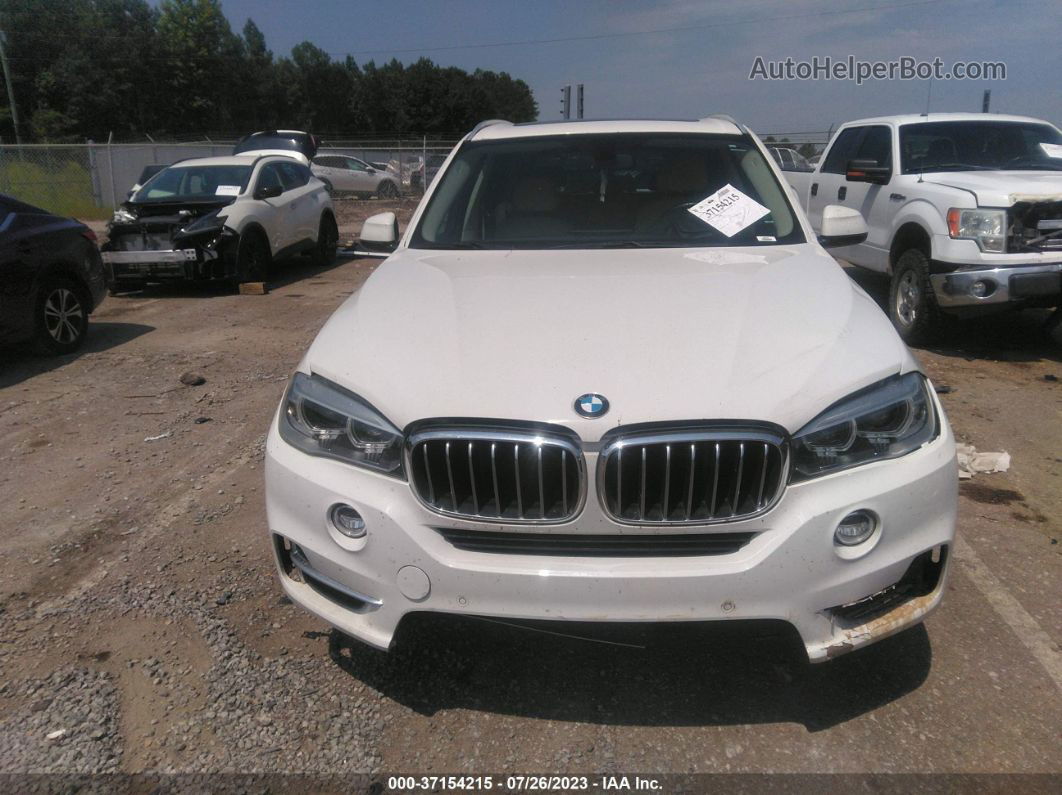 2014 Bmw X5 Sdrive35i White vin: 5UXKR2C55E0H31243