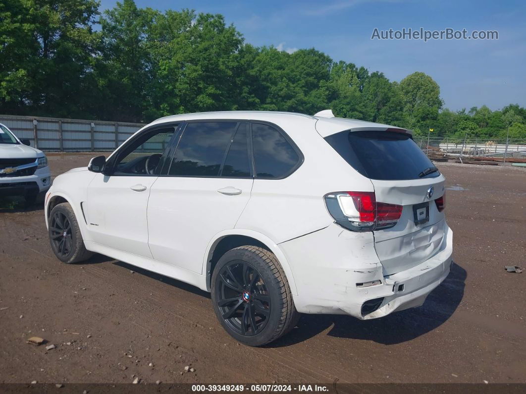 2014 Bmw X5 Sdrive35i White vin: 5UXKR2C55E0H32182