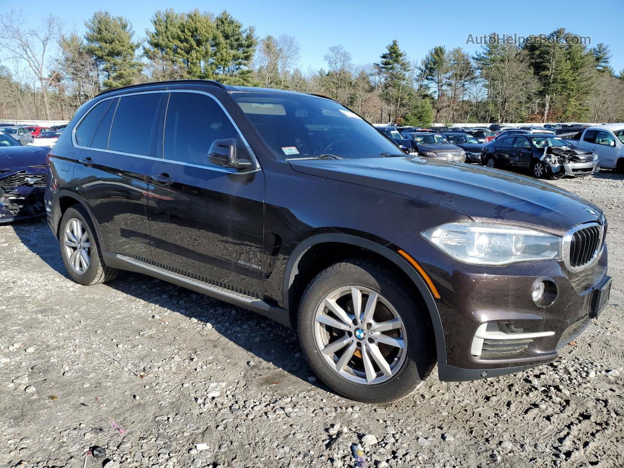 2014 Bmw X5 Sdrive35i Brown vin: 5UXKR2C55E0H32649