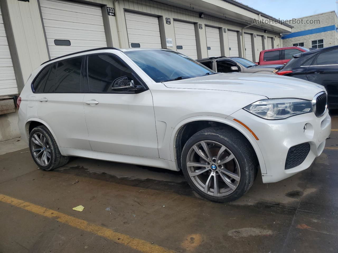 2015 Bmw X5 Sdrive35i White vin: 5UXKR2C55F0H38873