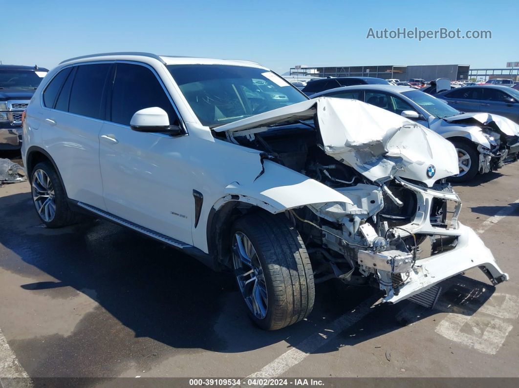 2014 Bmw X5 Sdrive35i White vin: 5UXKR2C56E0C00651