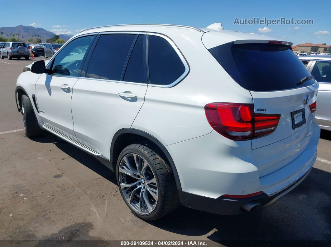 2014 Bmw X5 Sdrive35i White vin: 5UXKR2C56E0C00651