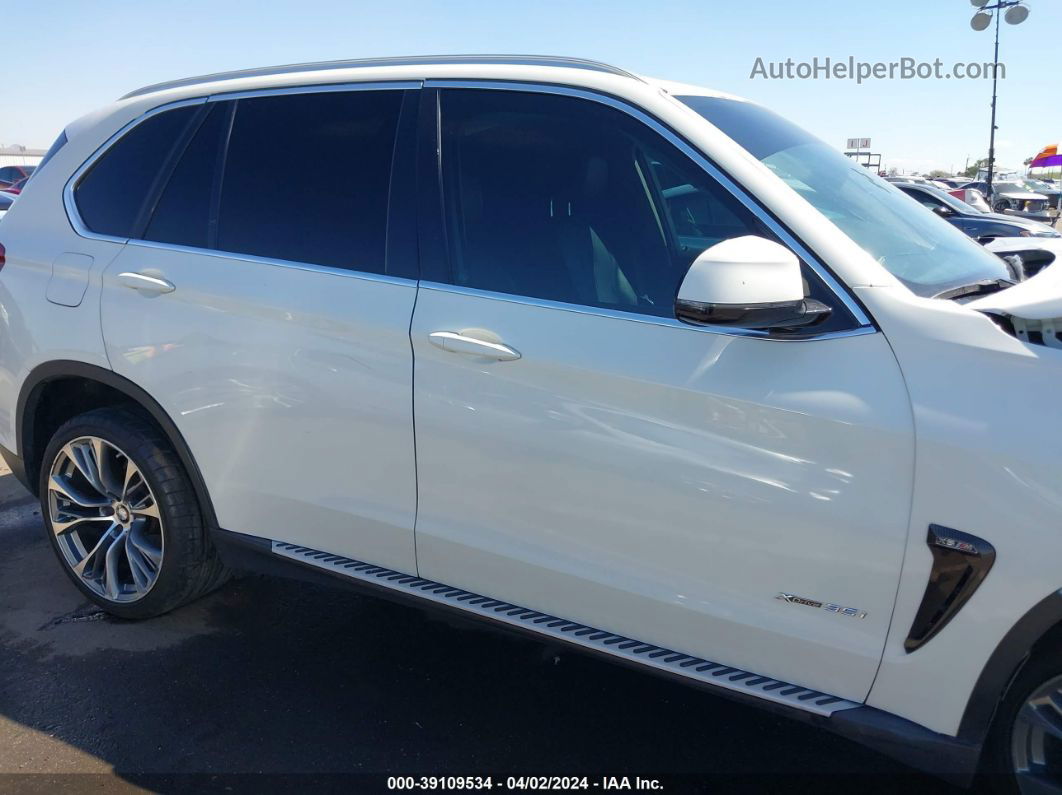 2014 Bmw X5 Sdrive35i White vin: 5UXKR2C56E0C00651