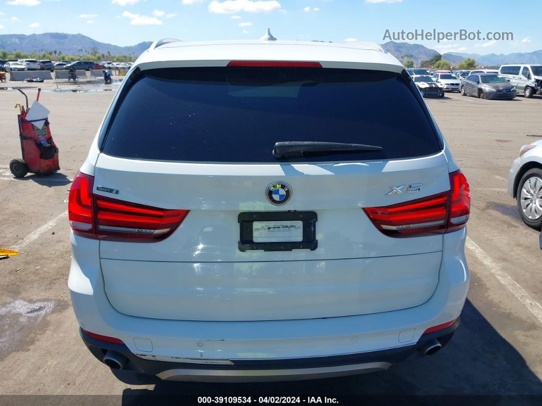 2014 Bmw X5 Sdrive35i White vin: 5UXKR2C56E0C00651