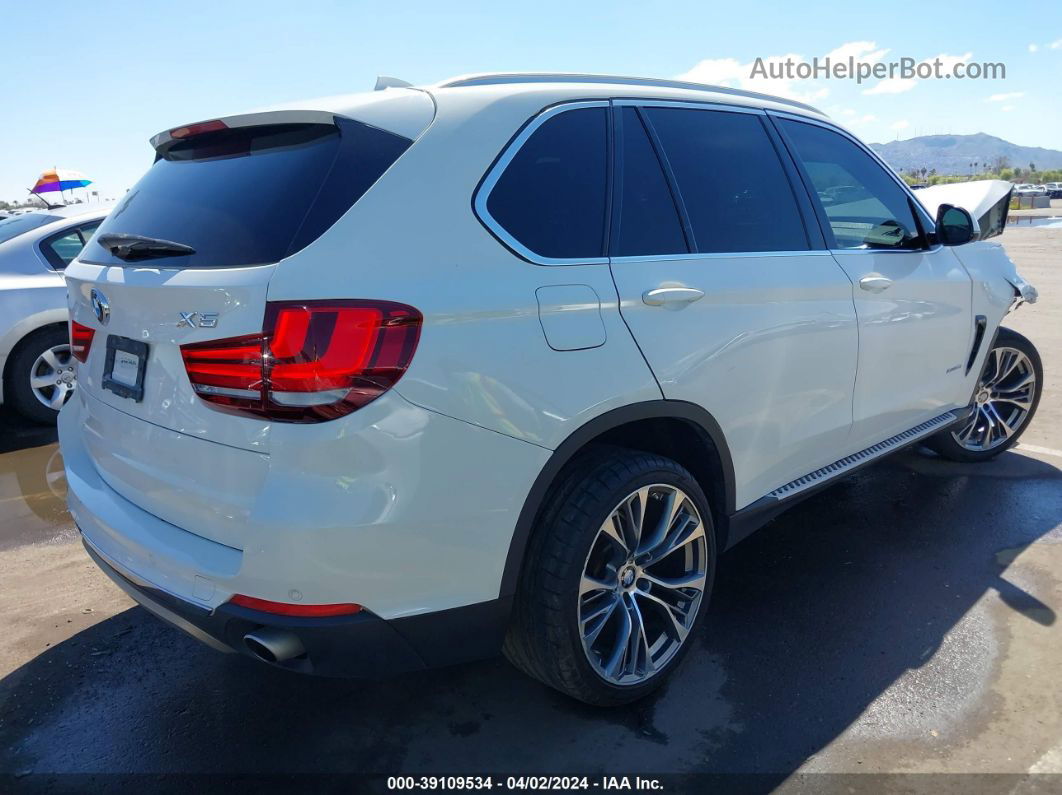 2014 Bmw X5 Sdrive35i White vin: 5UXKR2C56E0C00651