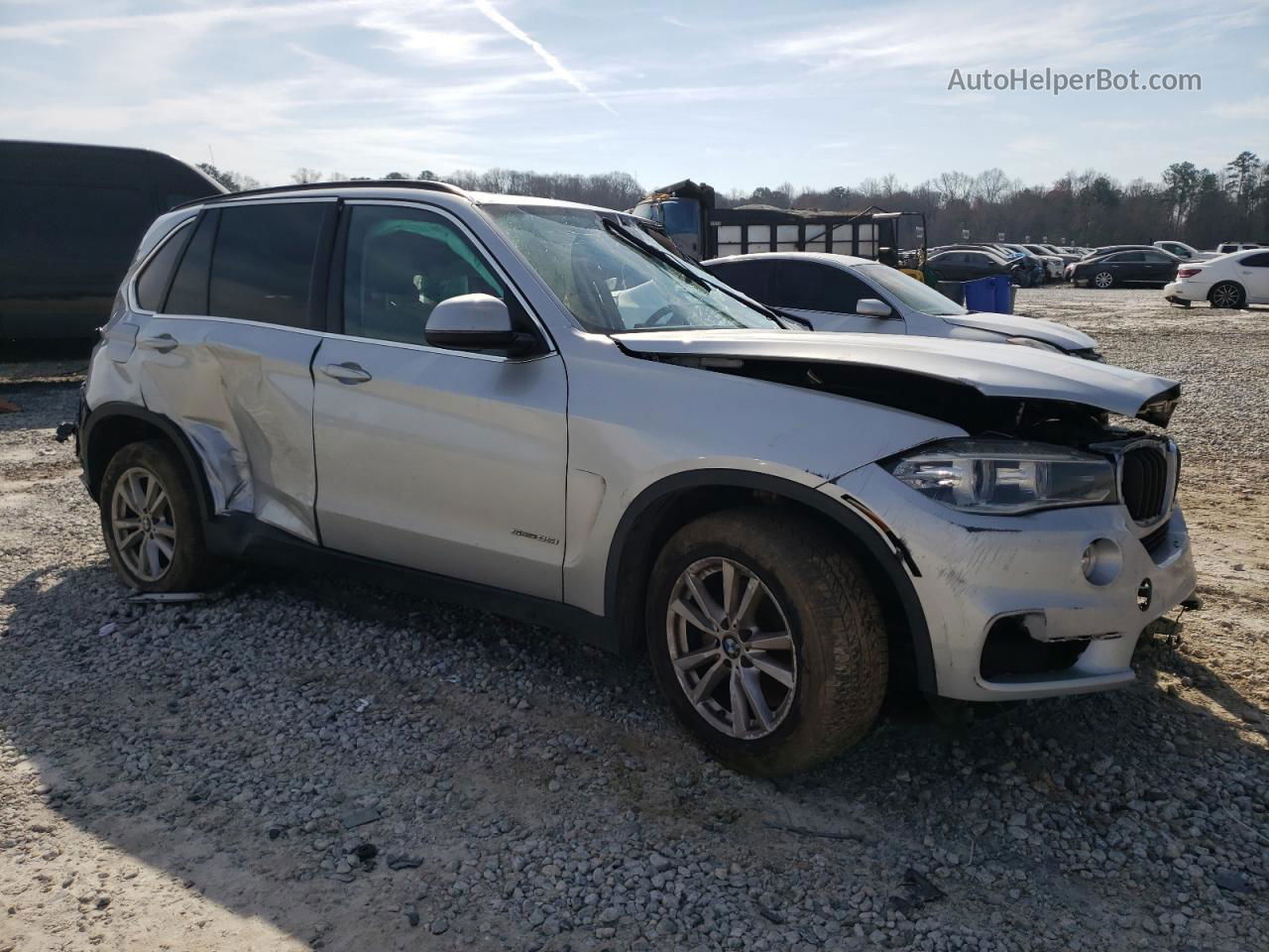 2014 Bmw X5 Sdrive35i Silver vin: 5UXKR2C56E0H31414