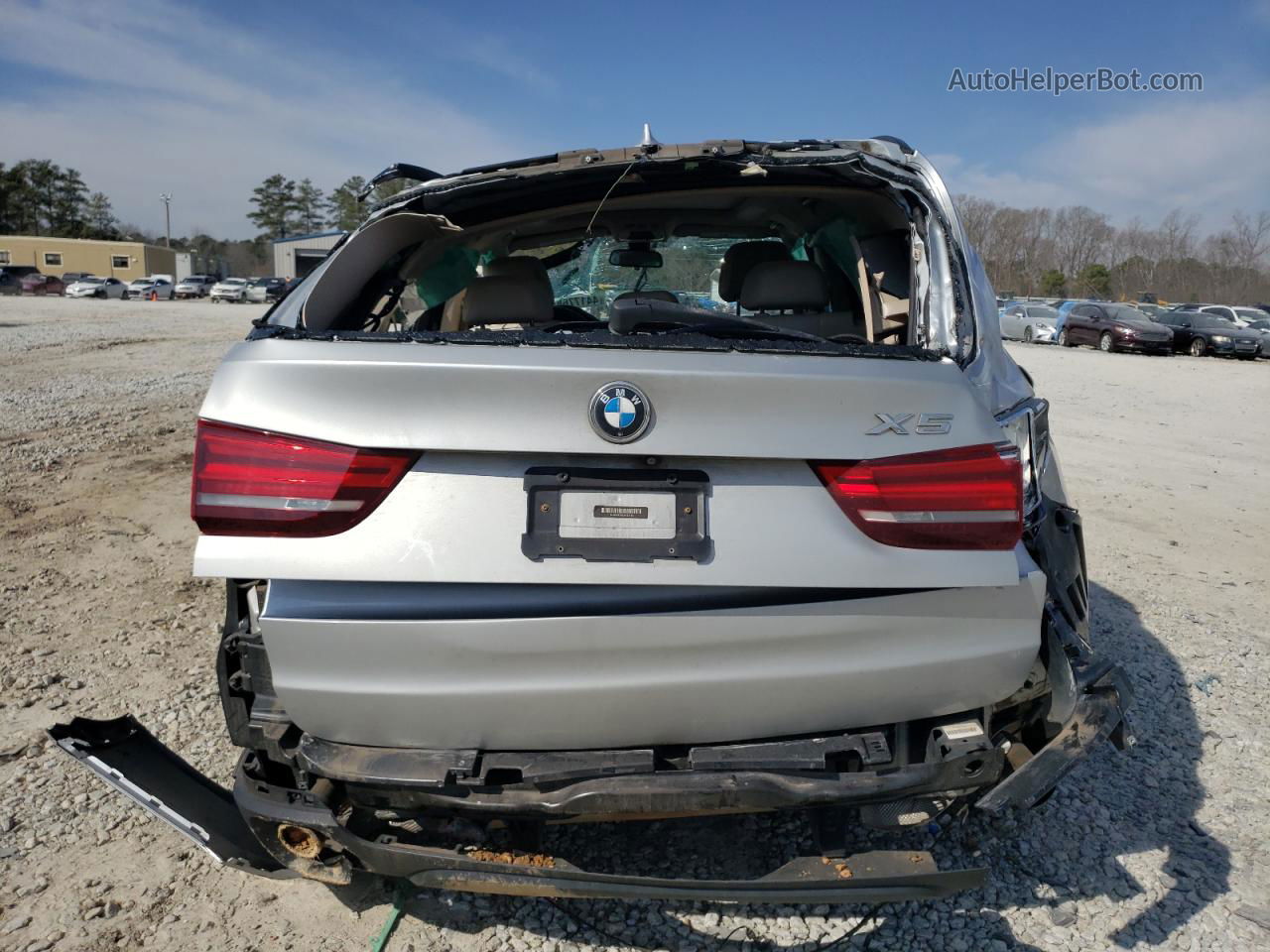 2014 Bmw X5 Sdrive35i Silver vin: 5UXKR2C56E0H31414