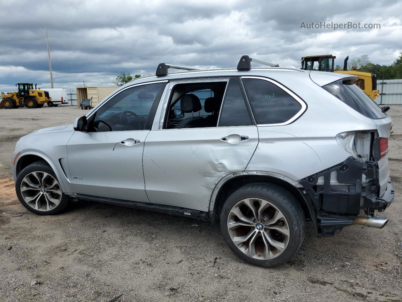 2014 Bmw X5 Sdrive35i Silver vin: 5UXKR2C56E0H33180