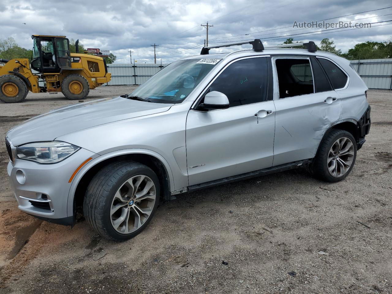 2014 Bmw X5 Sdrive35i Silver vin: 5UXKR2C56E0H33180