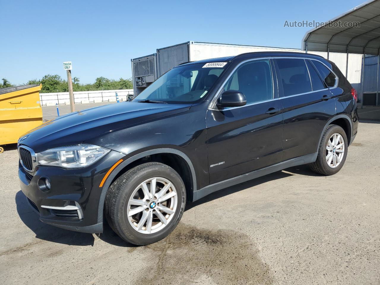 2014 Bmw X5 Sdrive35i Black vin: 5UXKR2C57E0H32278