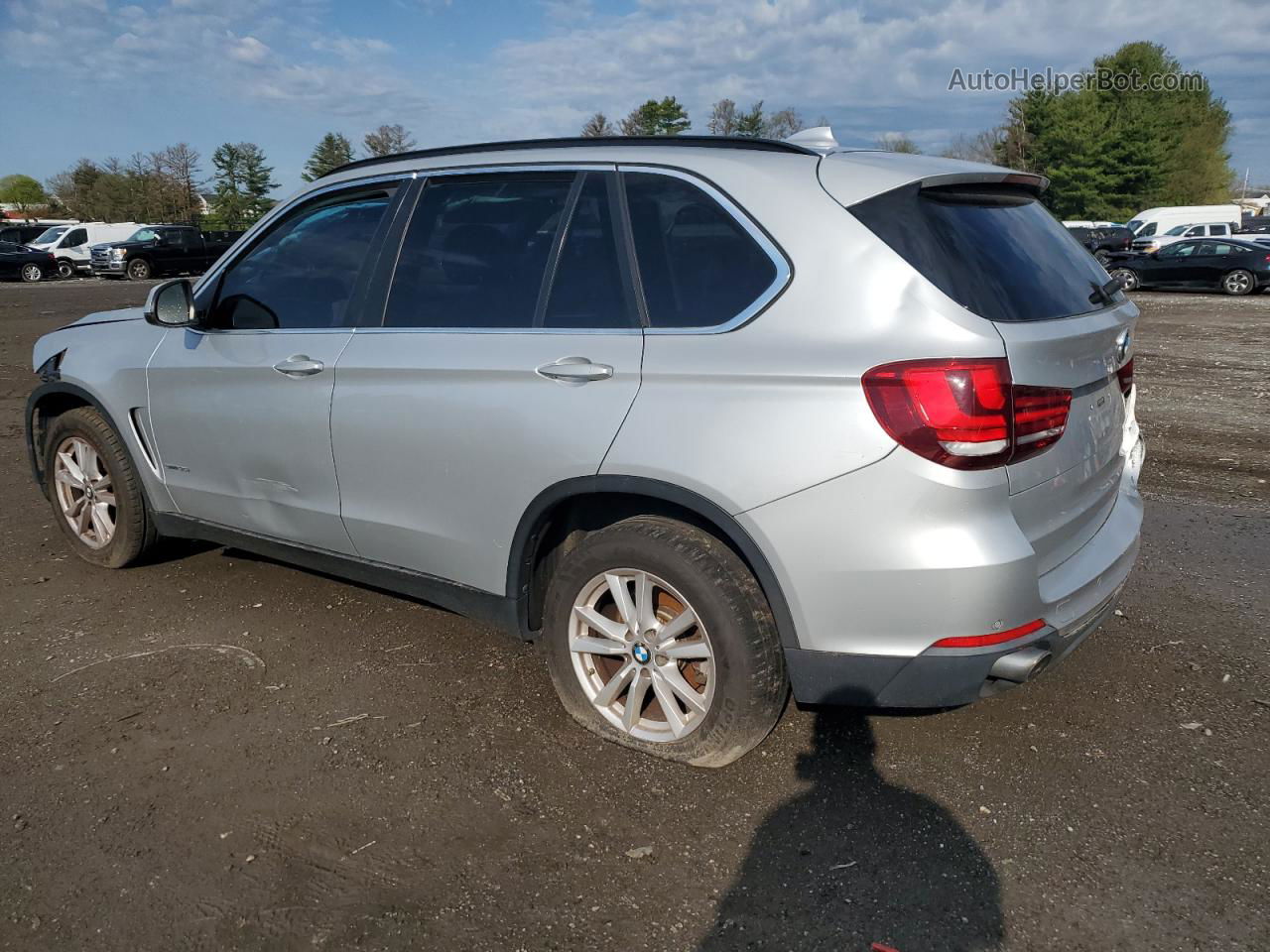 2014 Bmw X5 Sdrive35i Серебряный vin: 5UXKR2C57E0H33141