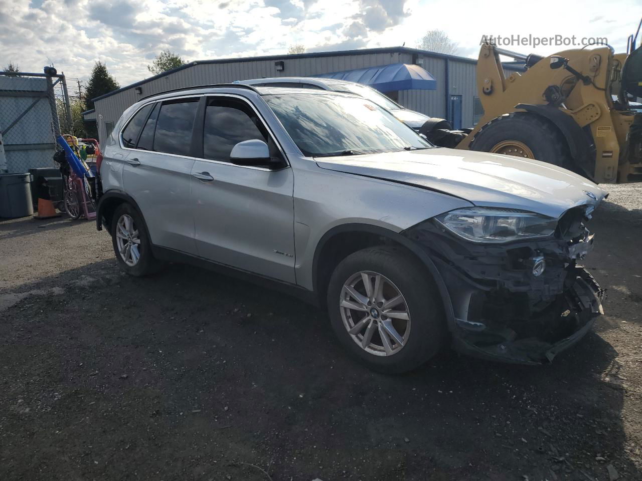 2014 Bmw X5 Sdrive35i Silver vin: 5UXKR2C57E0H33141