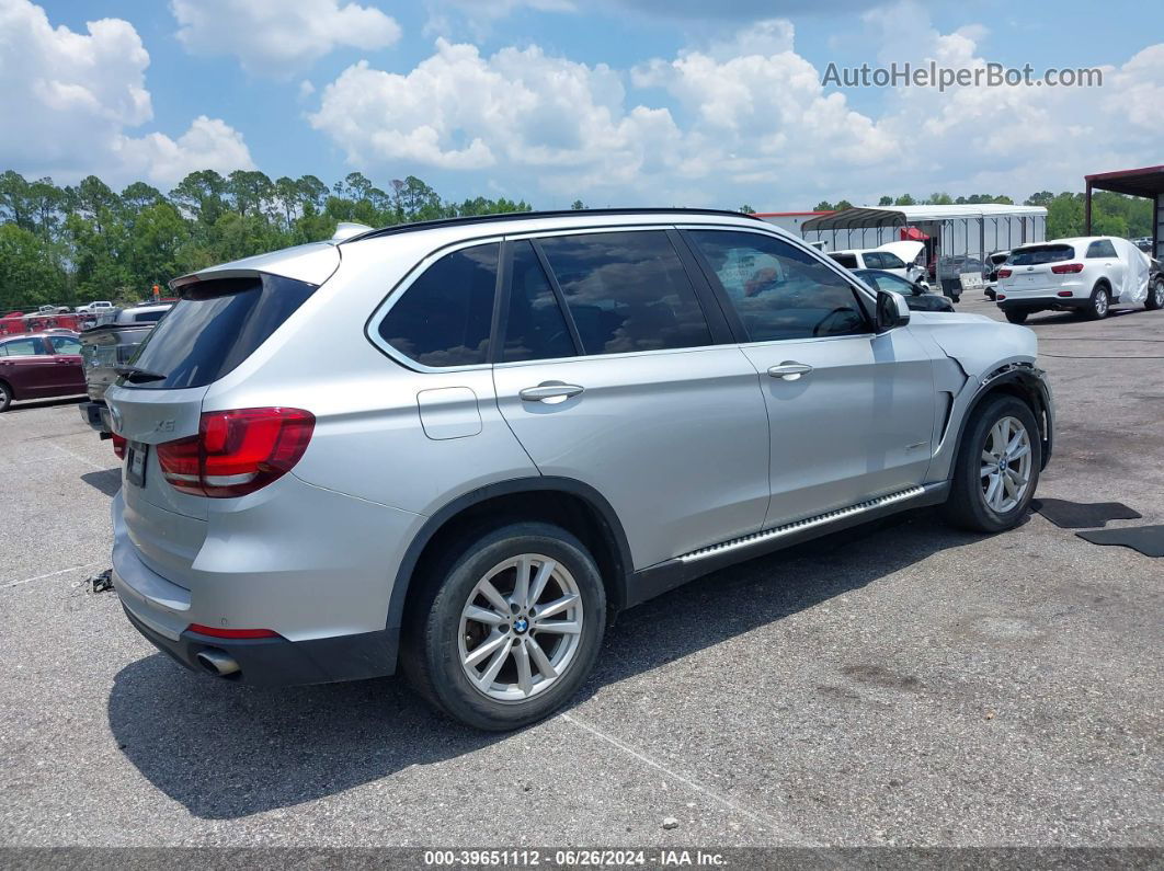 2015 Bmw X5 Sdrive35i Серебряный vin: 5UXKR2C57F0H35151