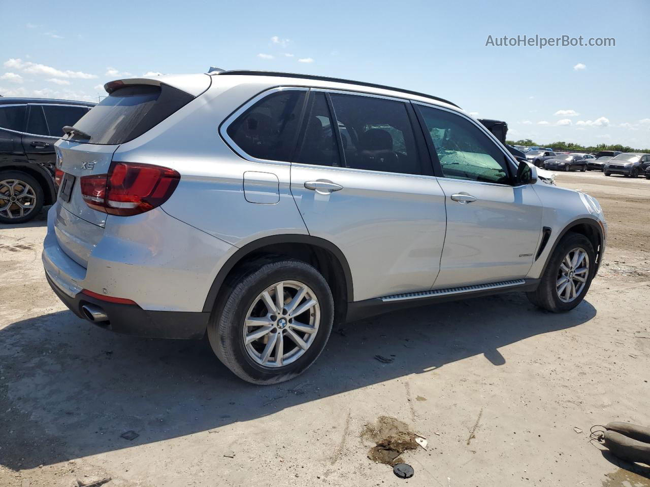 2015 Bmw X5 Sdrive35i Серебряный vin: 5UXKR2C57F0H36445