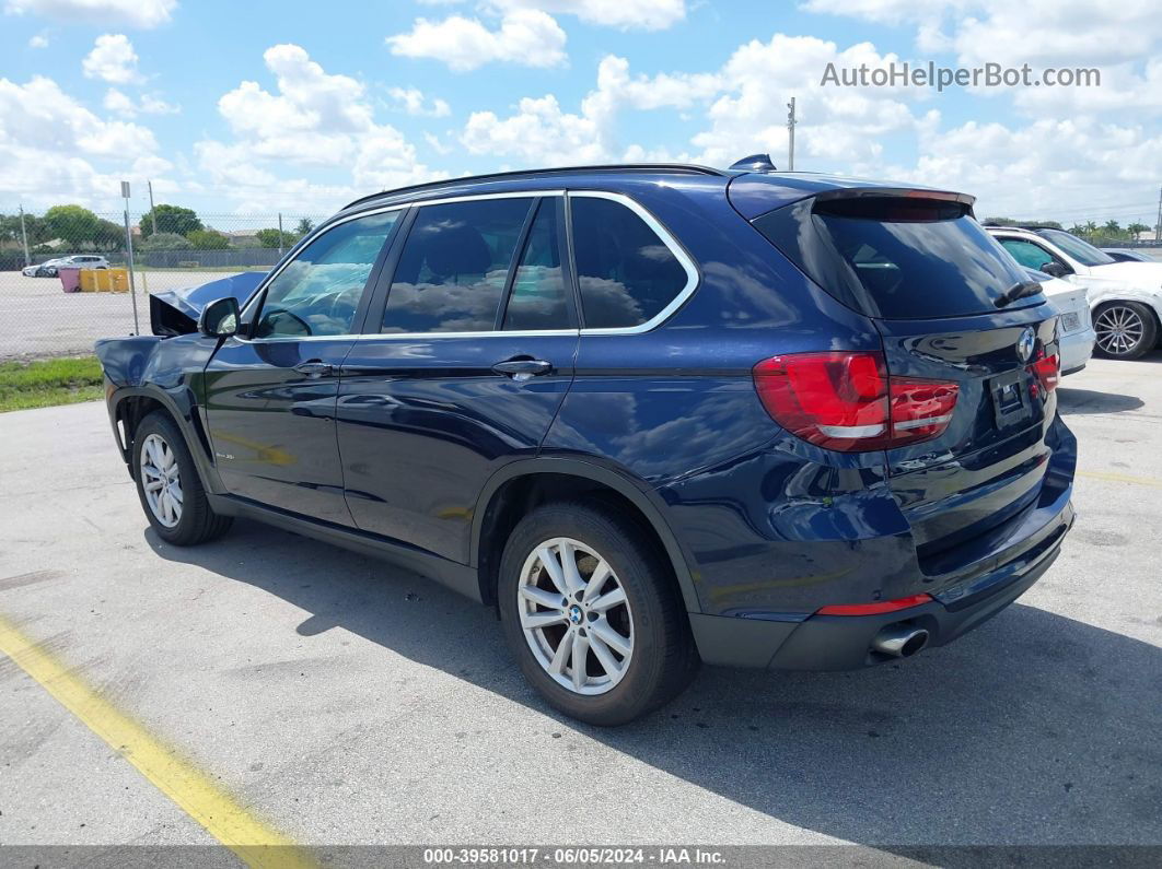 2015 Bmw X5 Sdrive35i Blue vin: 5UXKR2C57F0H38308