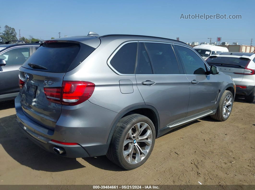 2015 Bmw X5 Sdrive35i Gray vin: 5UXKR2C57F0H40351