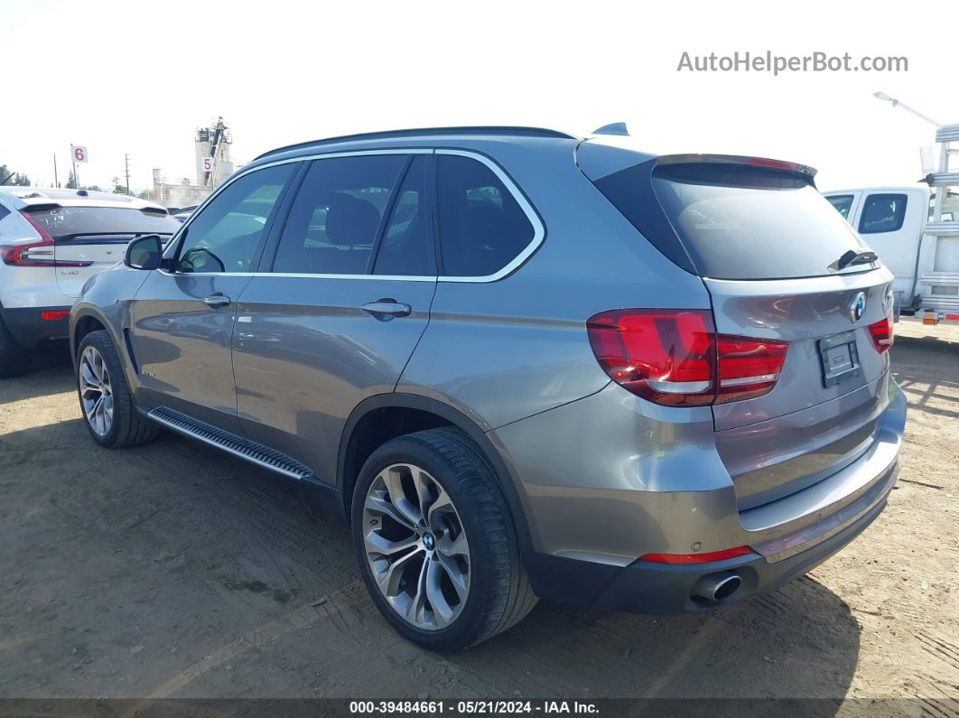 2015 Bmw X5 Sdrive35i Gray vin: 5UXKR2C57F0H40351