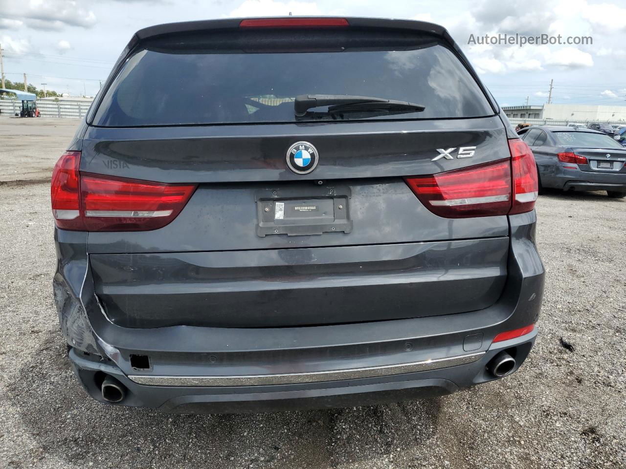 2014 Bmw X5 Sdrive35i Gray vin: 5UXKR2C58E0C01400