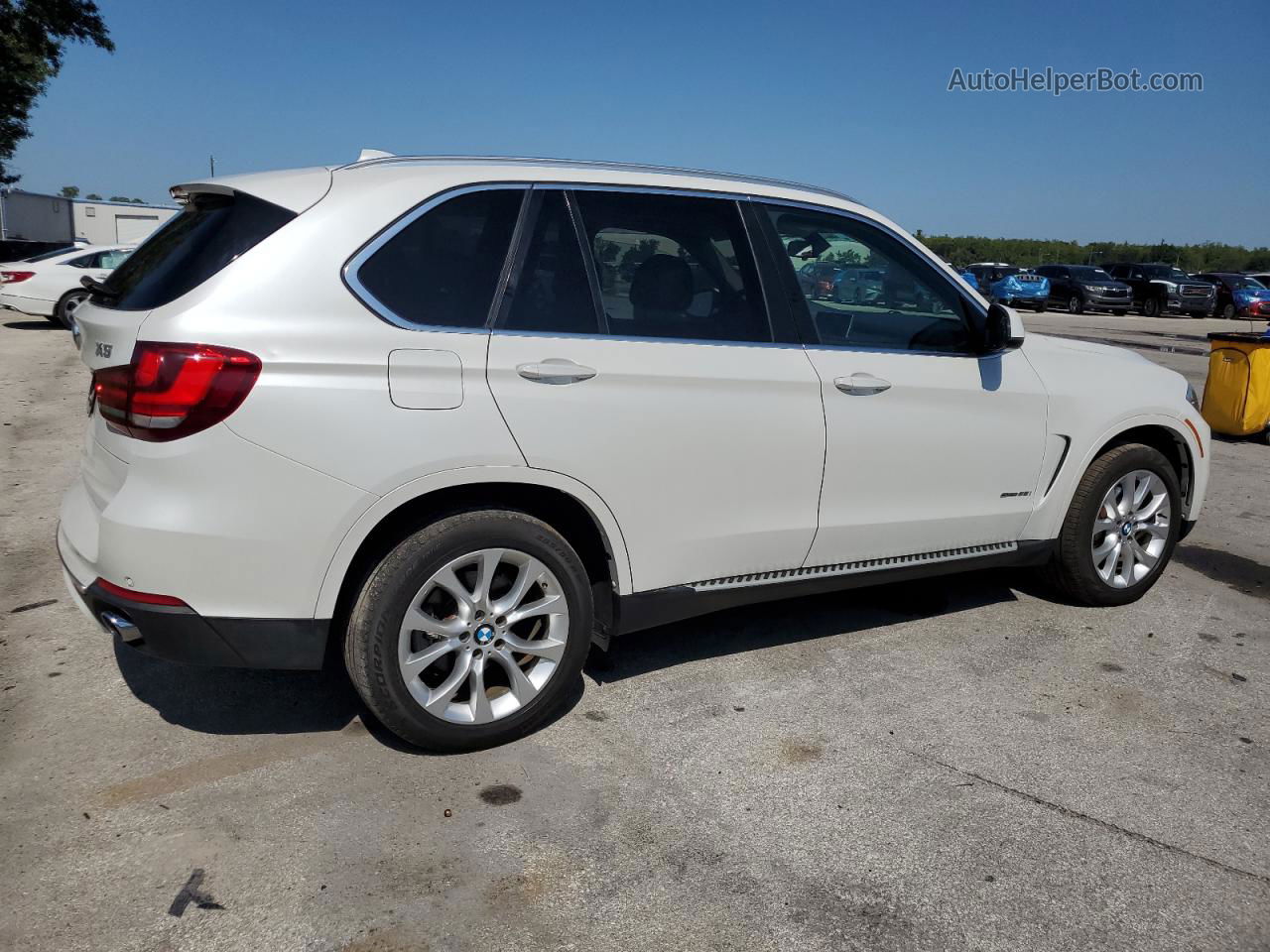 2014 Bmw X5 Sdrive35i White vin: 5UXKR2C58E0H33097