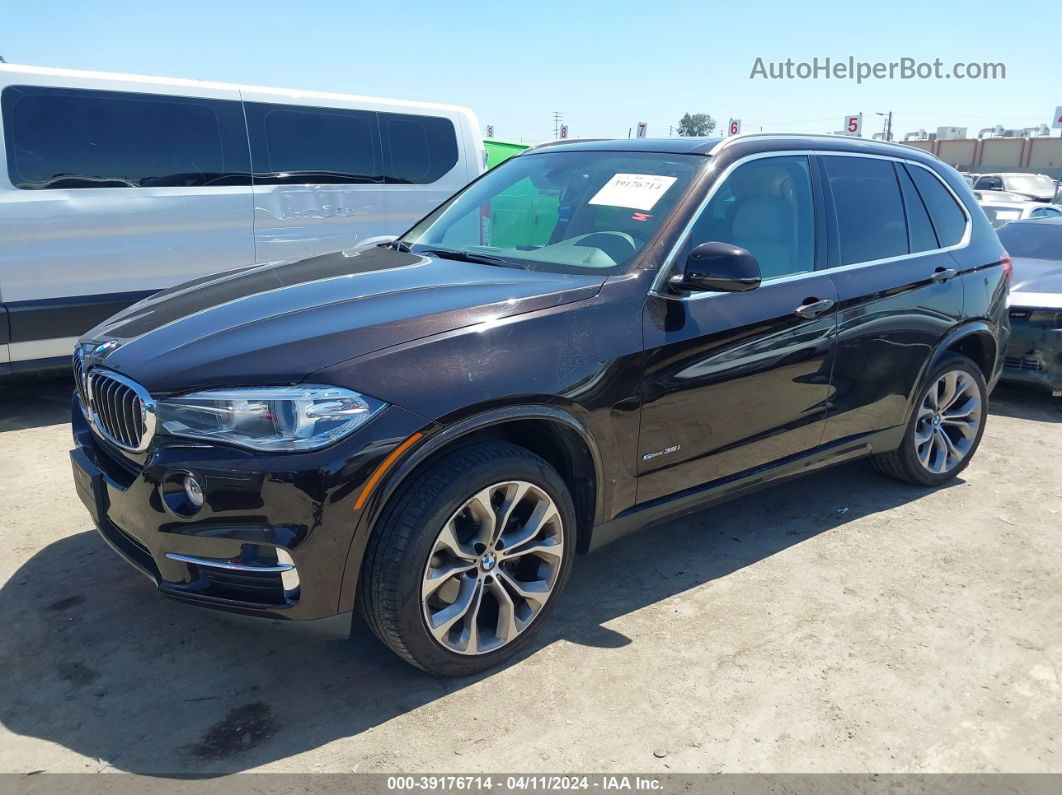 2014 Bmw X5 Sdrive35i Dark Brown vin: 5UXKR2C58E0H33388