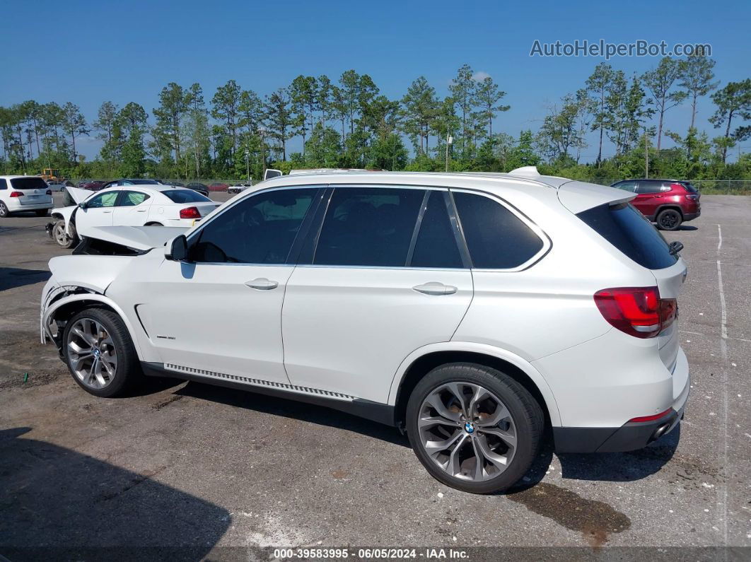 2015 Bmw X5 Sdrive35i White vin: 5UXKR2C58F0H41525