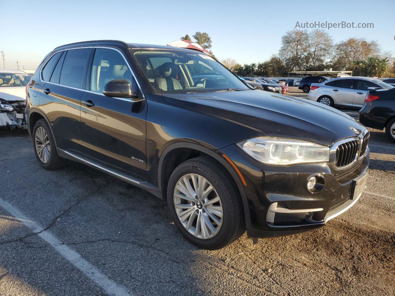 2014 Bmw X5 Sdrive35i Black vin: 5UXKR2C59E0C01762