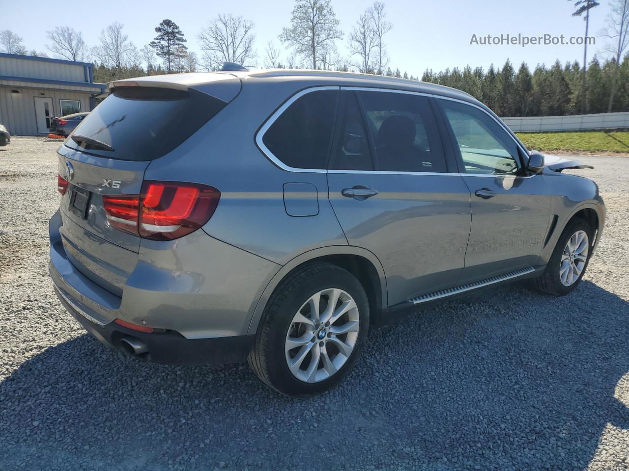 2015 Bmw X5 Sdrive35i Gray vin: 5UXKR2C59F0H35216