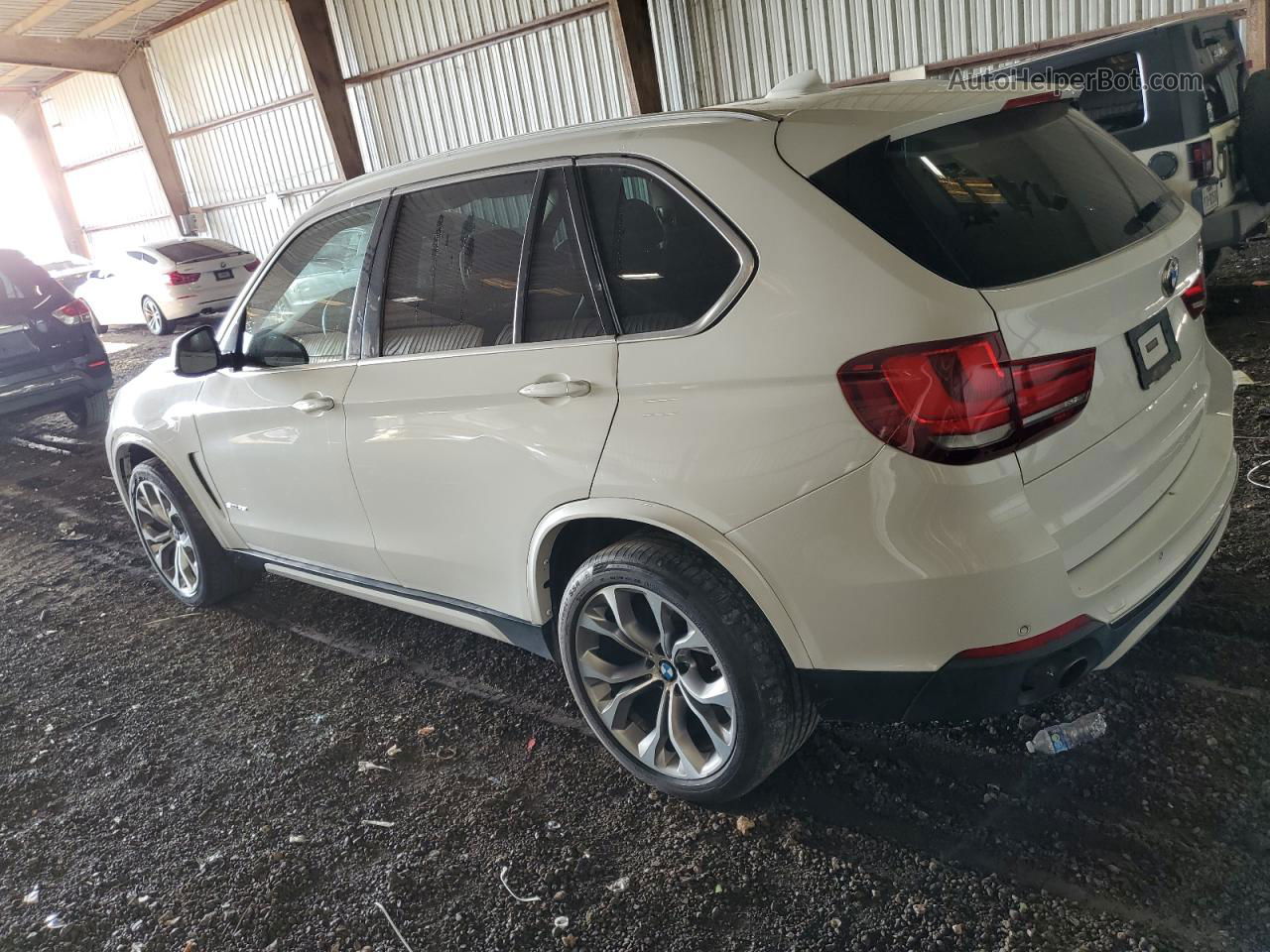 2015 Bmw X5 Sdrive35i White vin: 5UXKR2C59F0H35281