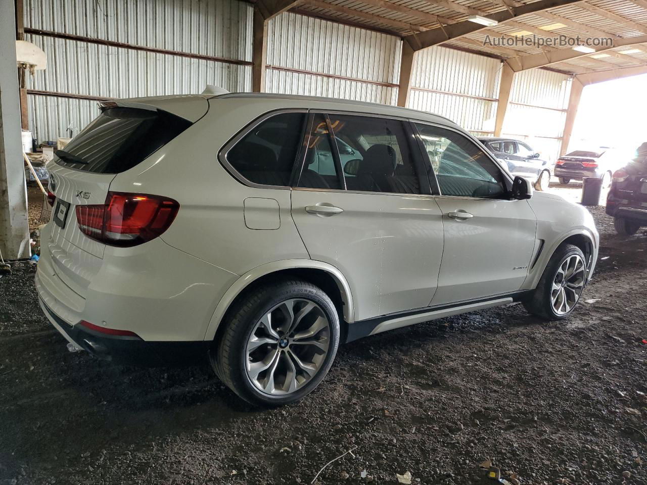 2015 Bmw X5 Sdrive35i White vin: 5UXKR2C59F0H35281