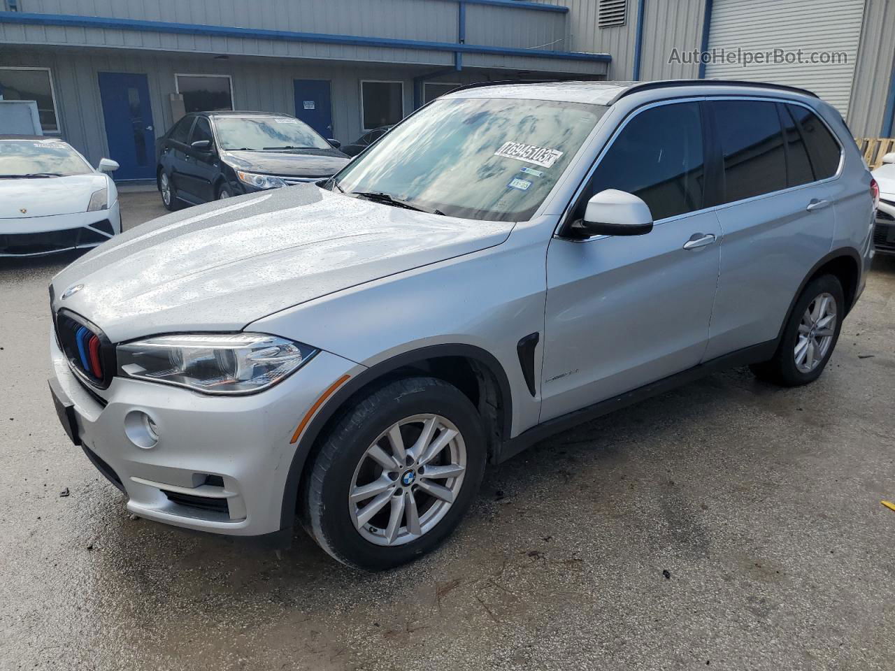 2015 Bmw X5 Sdrive35i Серебряный vin: 5UXKR2C59F0H37340