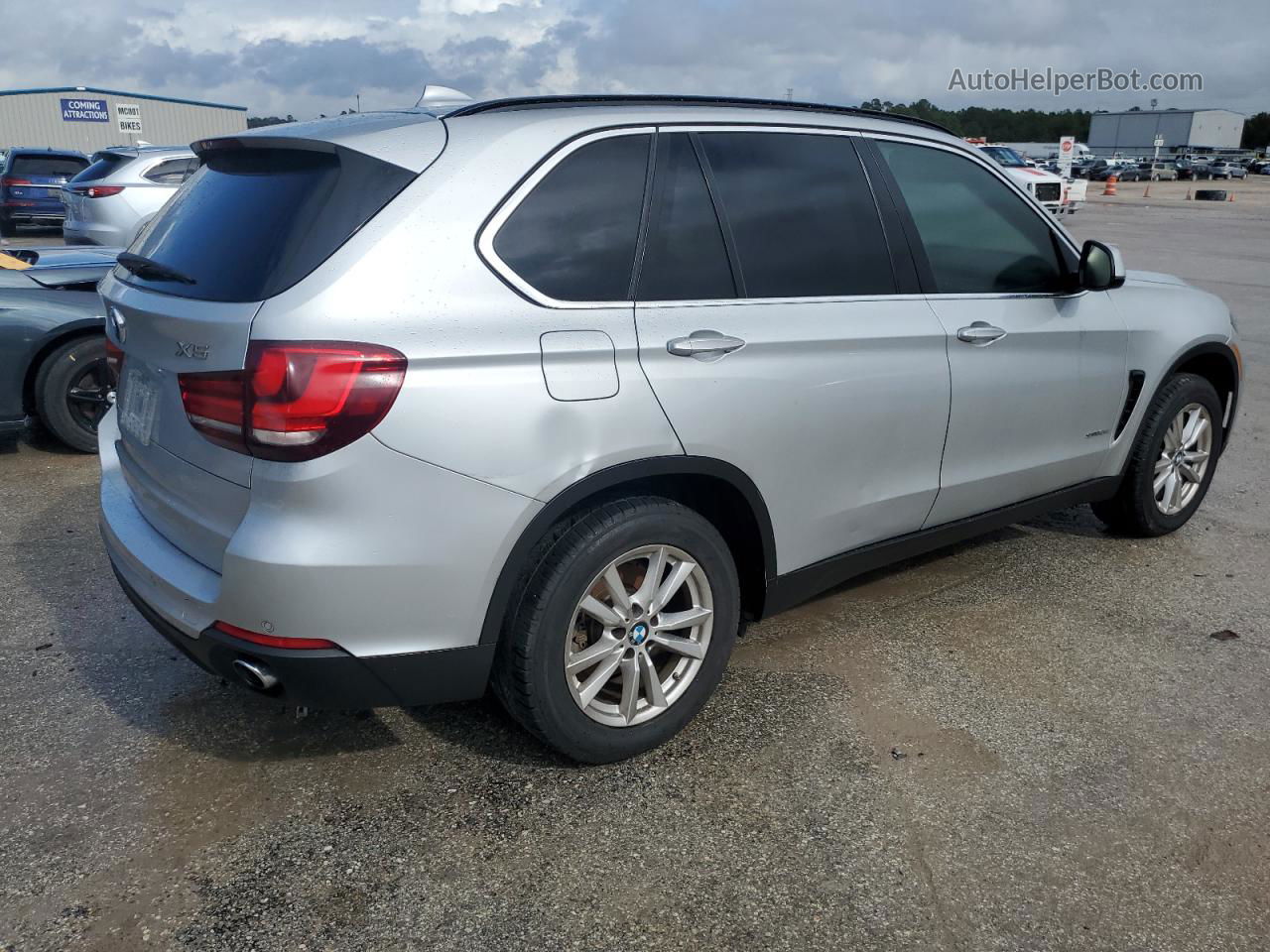 2015 Bmw X5 Sdrive35i Silver vin: 5UXKR2C59F0H37340