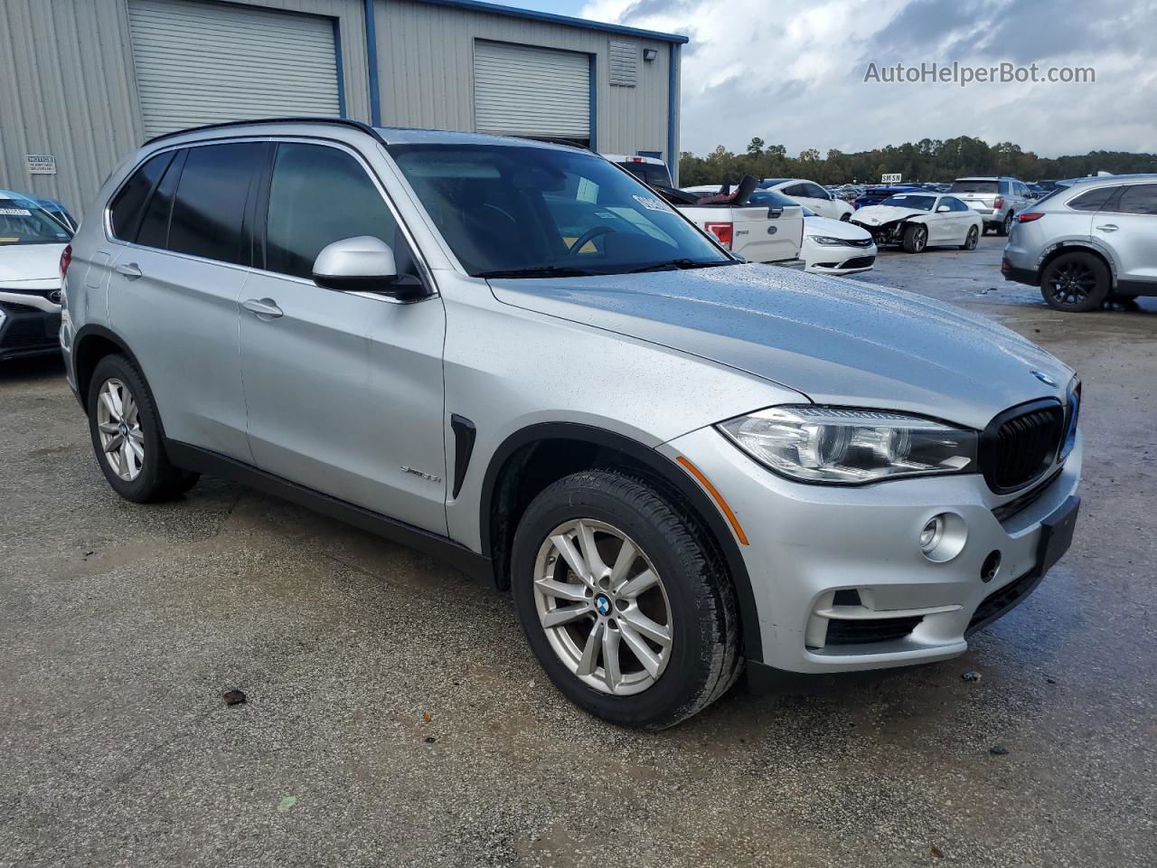 2015 Bmw X5 Sdrive35i Silver vin: 5UXKR2C59F0H37340