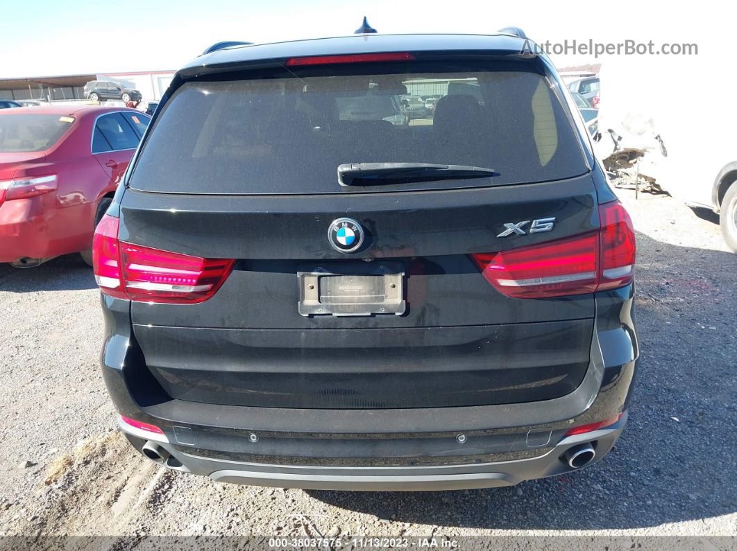 2015 Bmw X5 Sdrive35i Black vin: 5UXKR2C5XF0H36682