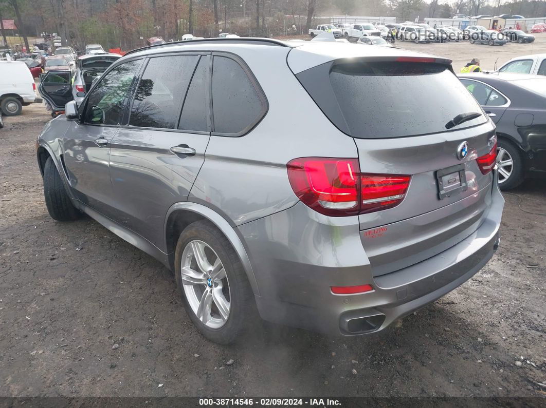 2015 Bmw X5 Sdrive35i Gray vin: 5UXKR2C5XF0H37461