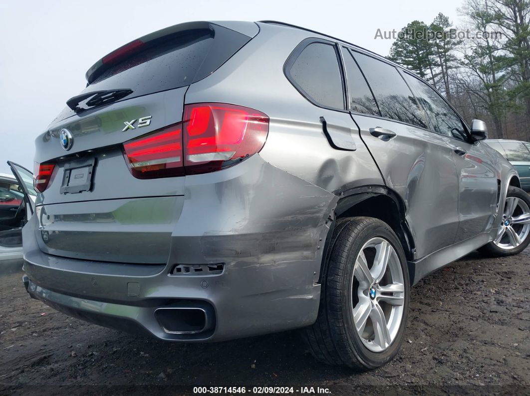 2015 Bmw X5 Sdrive35i Gray vin: 5UXKR2C5XF0H37461