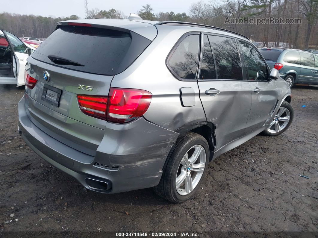 2015 Bmw X5 Sdrive35i Gray vin: 5UXKR2C5XF0H37461