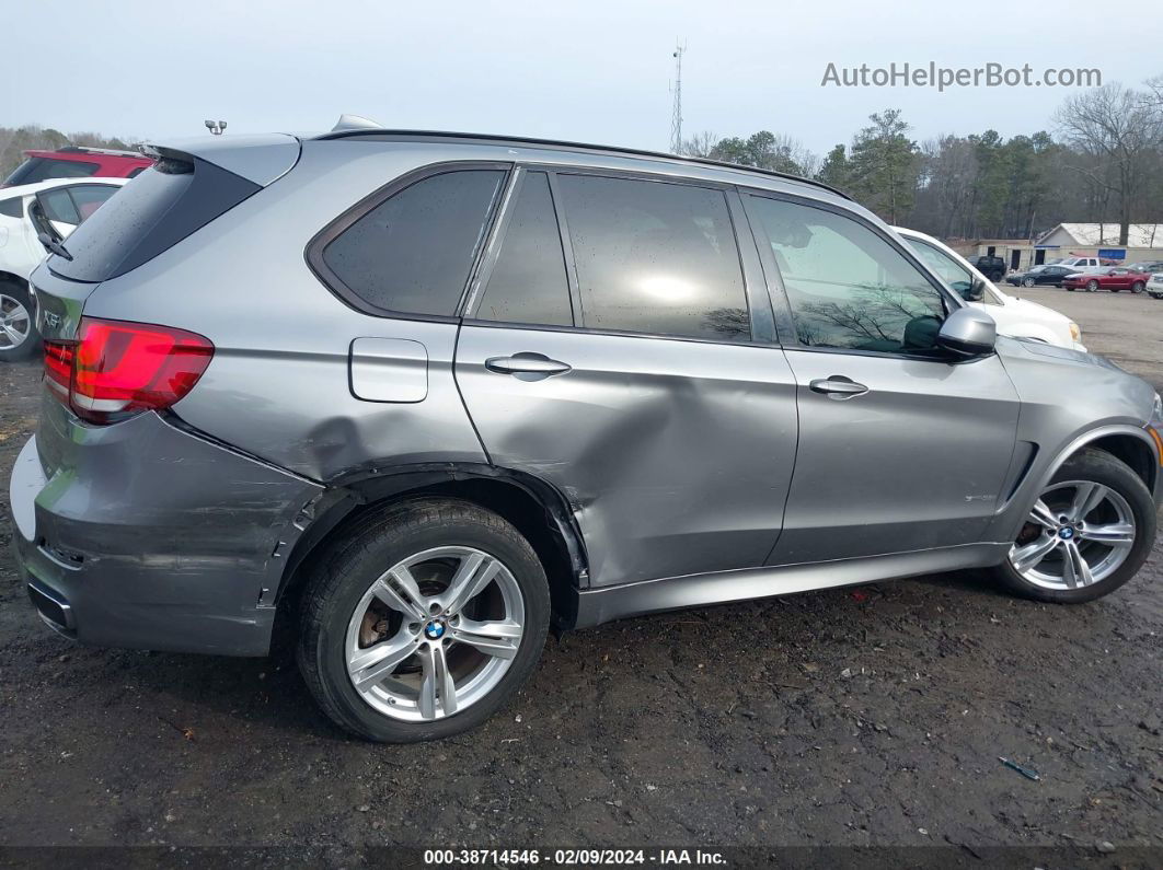 2015 Bmw X5 Sdrive35i Gray vin: 5UXKR2C5XF0H37461