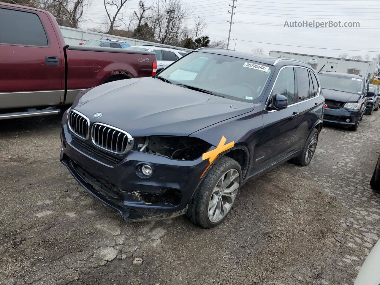 2016 Bmw X5 Sdrive35i Синий vin: 5UXKR2C5XG0R73316