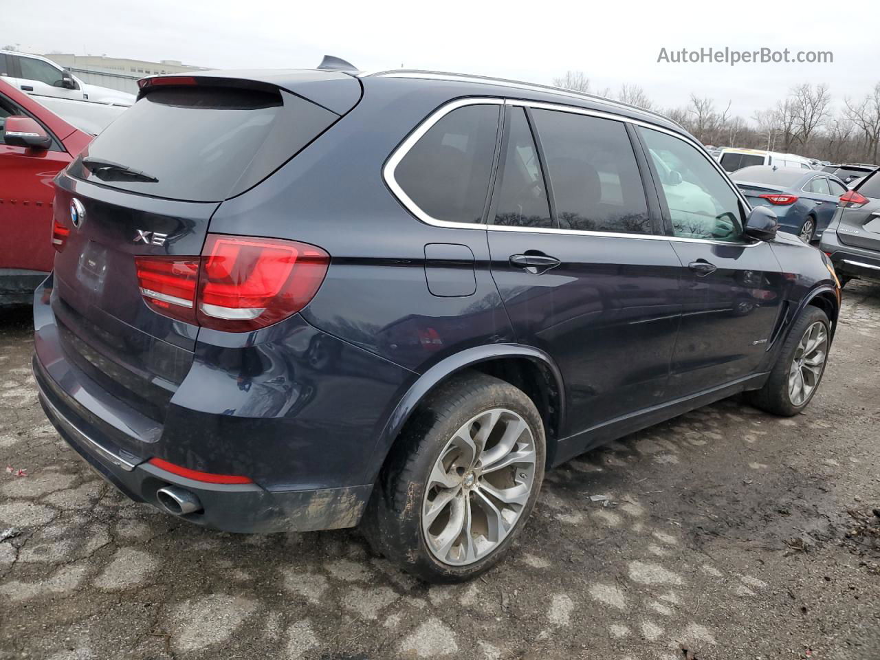 2016 Bmw X5 Sdrive35i Синий vin: 5UXKR2C5XG0R73316