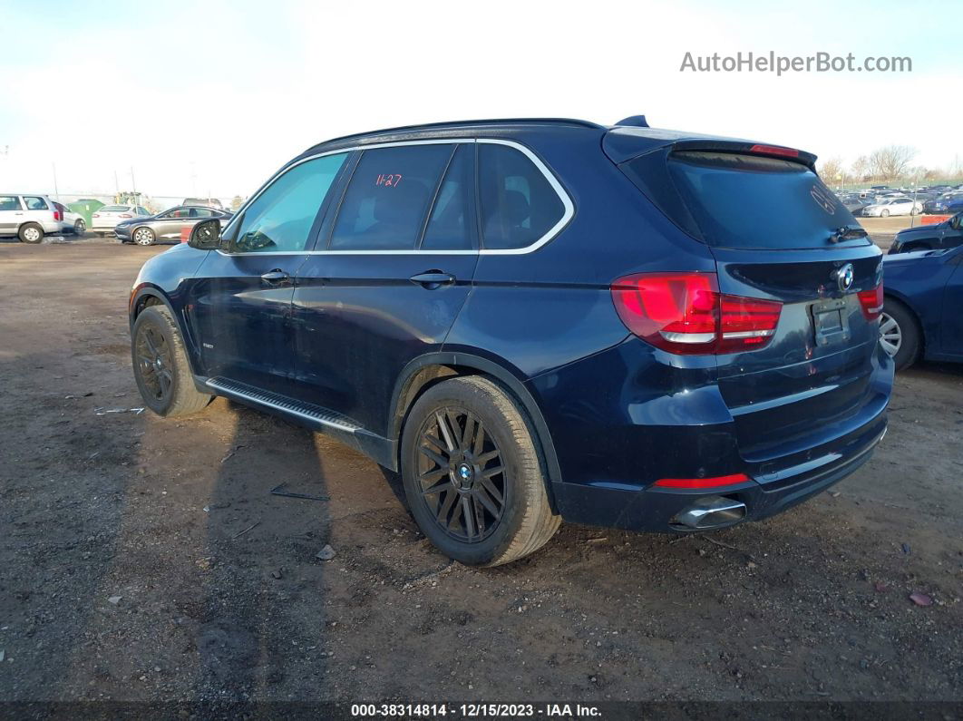 2014 Bmw X5 Xdrive50i Синий vin: 5UXKR6C50E0J71930