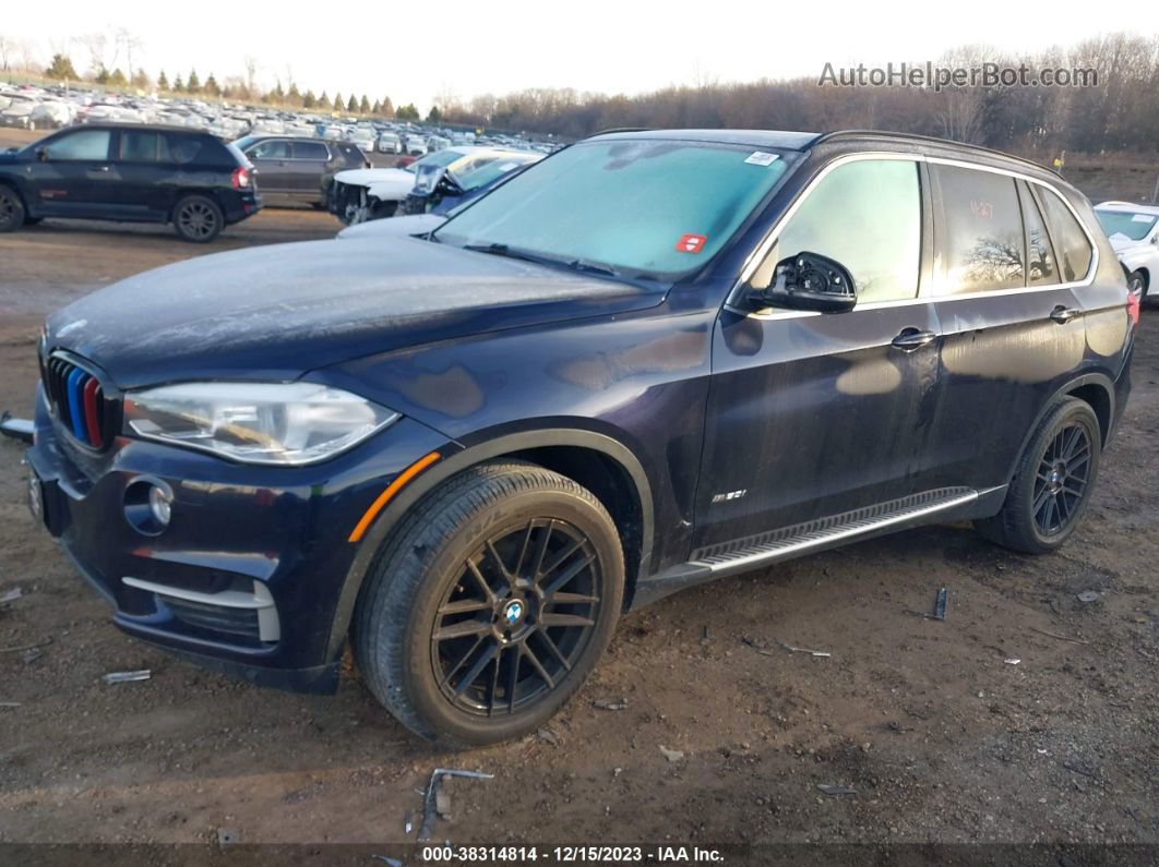 2014 Bmw X5 Xdrive50i Синий vin: 5UXKR6C50E0J71930