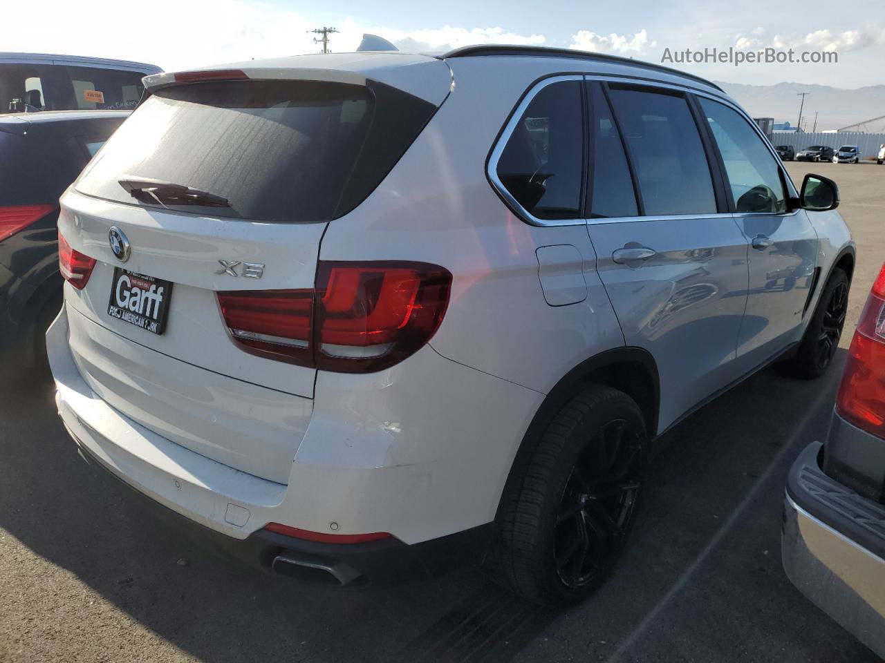 2015 Bmw X5 Xdrive50i White vin: 5UXKR6C50F0J76093