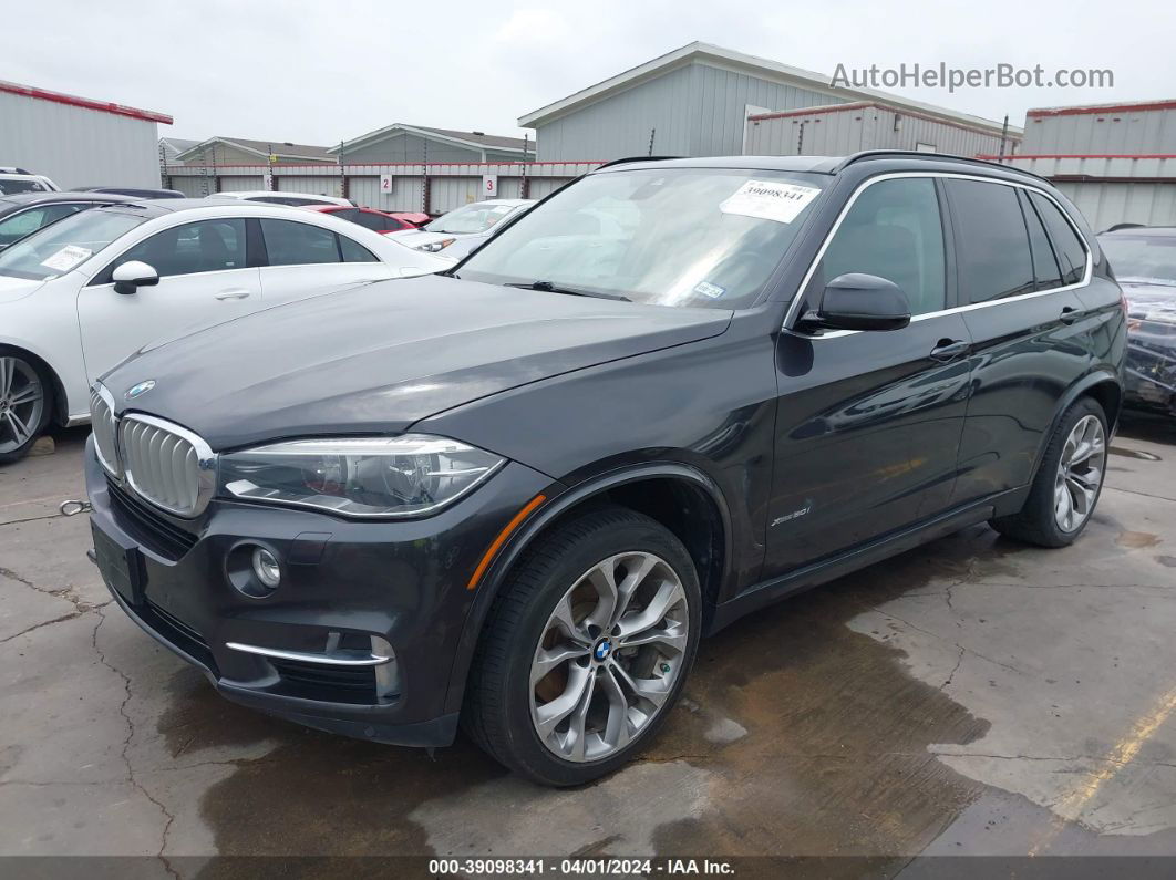 2015 Bmw X5 Xdrive50i Gray vin: 5UXKR6C50F0J76448