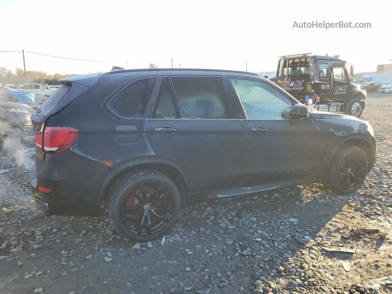 2015 Bmw X5 Xdrive50i Black vin: 5UXKR6C50F0J77020