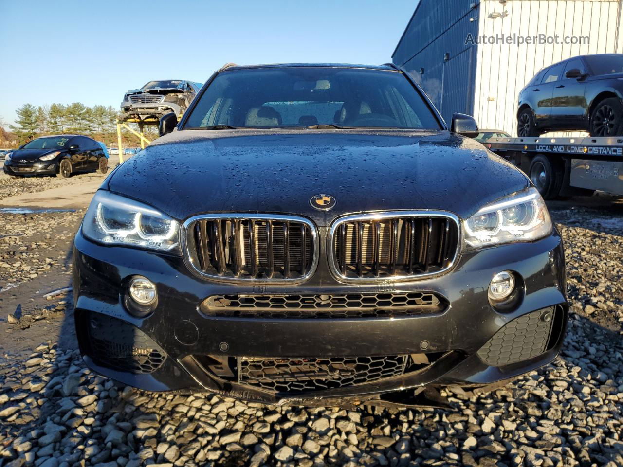 2015 Bmw X5 Xdrive50i Black vin: 5UXKR6C50F0J77020