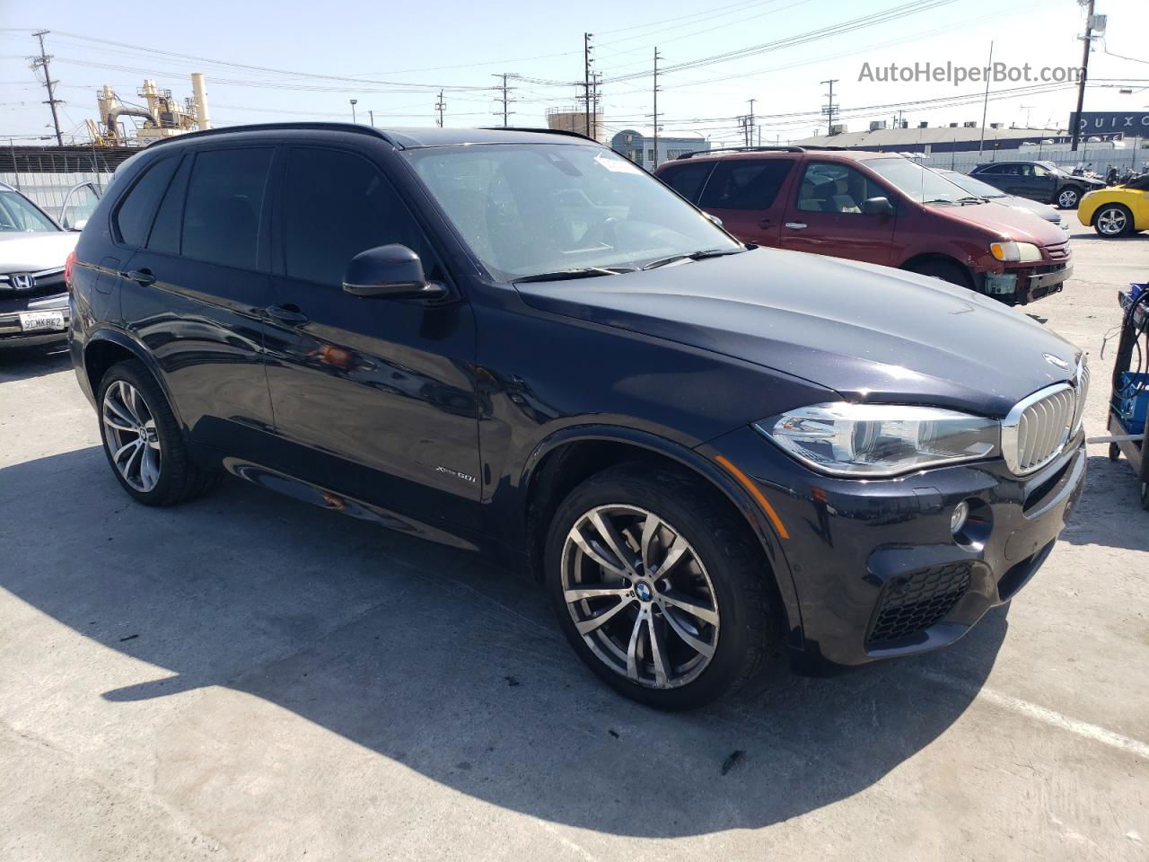 2015 Bmw X5 Xdrive50i Синий vin: 5UXKR6C50F0J78166