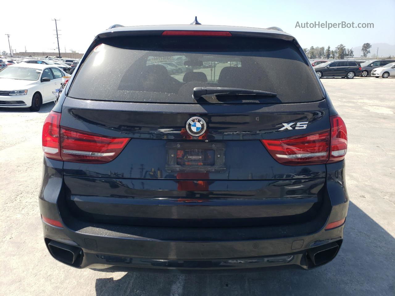 2015 Bmw X5 Xdrive50i Blue vin: 5UXKR6C50F0J78166