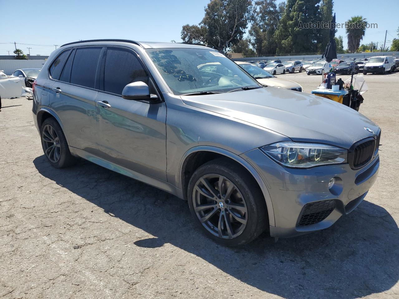 2015 Bmw X5 Xdrive50i Серый vin: 5UXKR6C51F0J74188