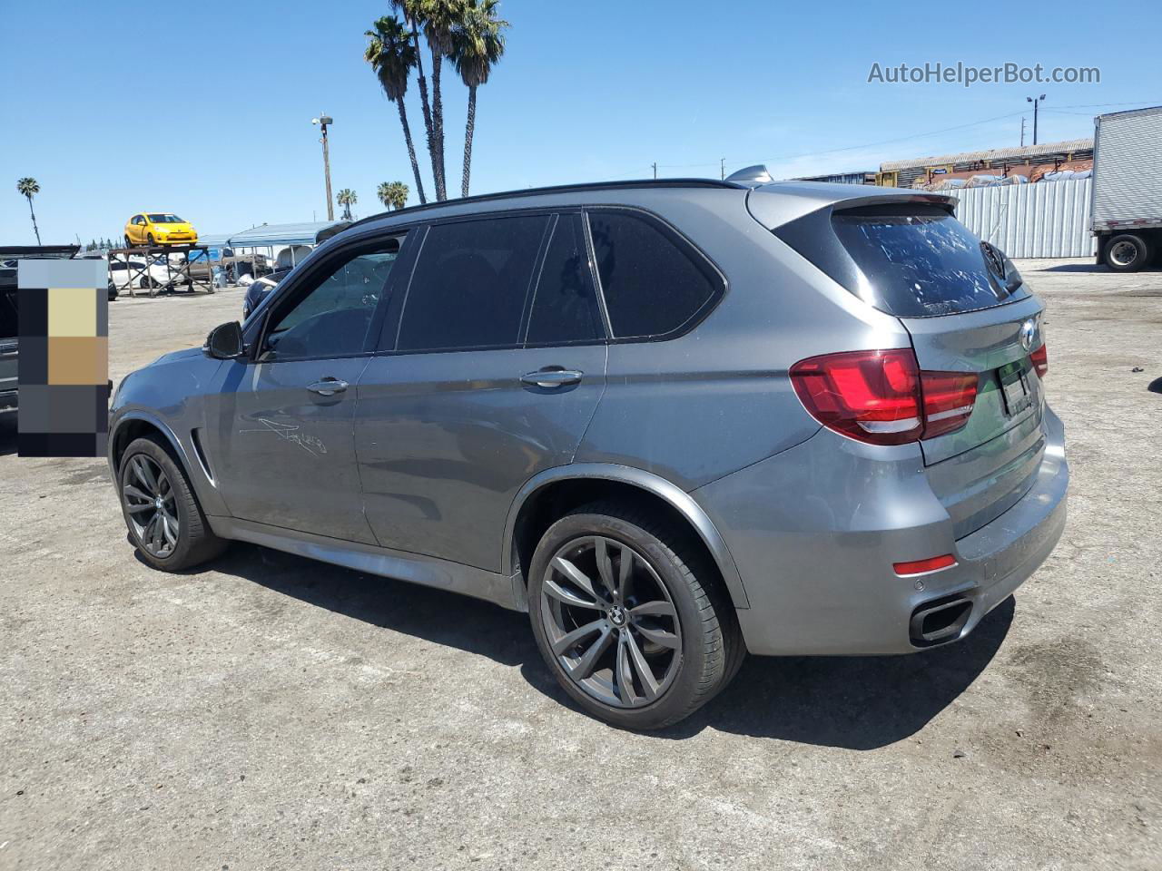 2015 Bmw X5 Xdrive50i Gray vin: 5UXKR6C51F0J74188